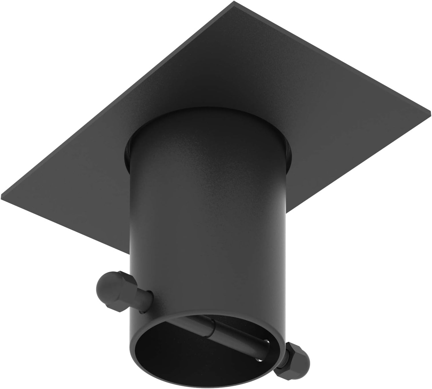 Rain Chains Direct - Rain Chain Gutter Adapter/Installer in Black Powder Coated Aluminum