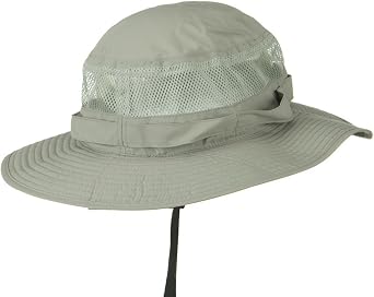 Juniper UV 50+ Side Mesh Talson Bucket Hat - Grey M-L