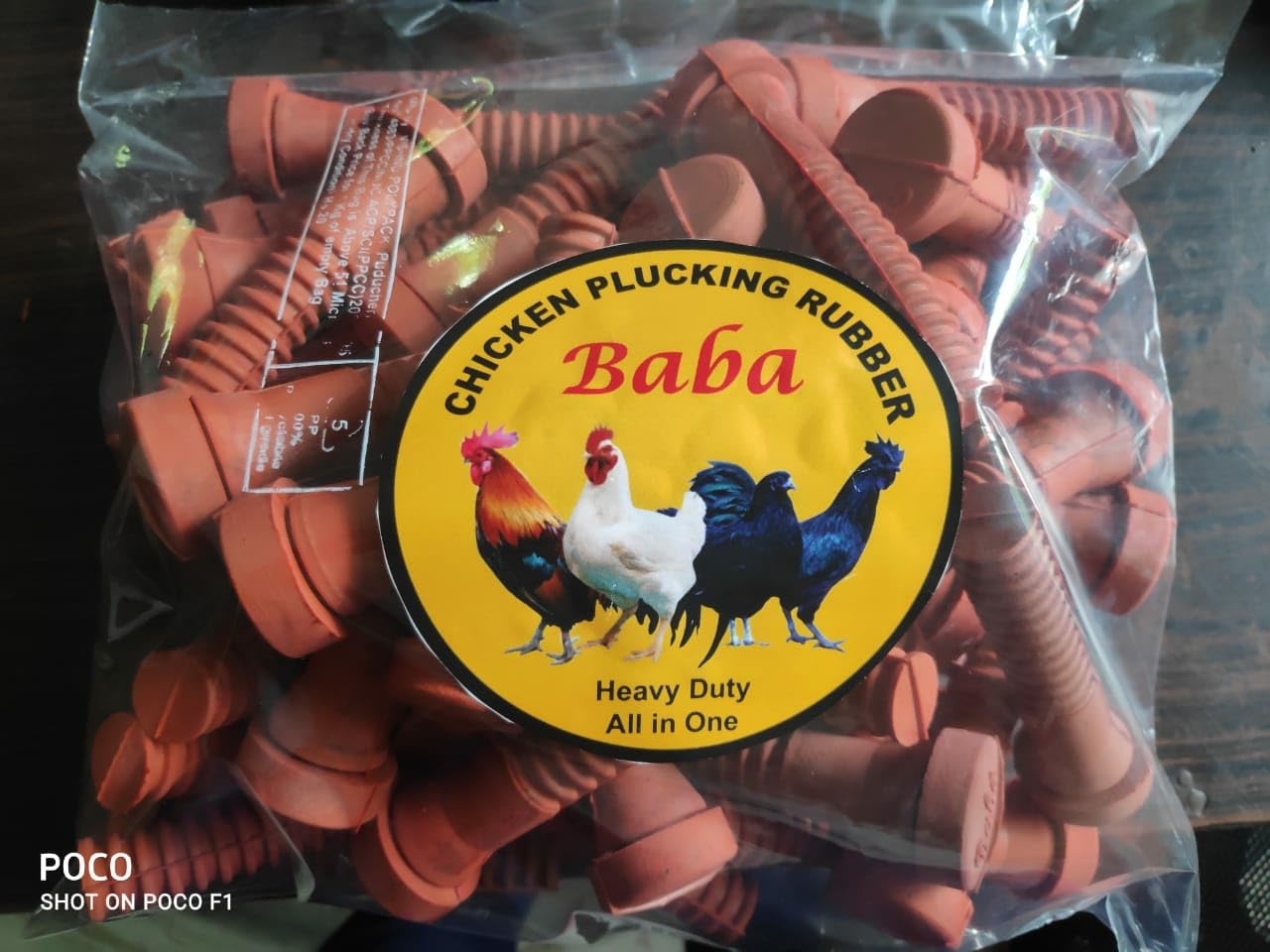 SS Enterprises- Baba Chicken Feather Cleaning Rubbers; Pack of 40 Pieces (B0CNPYS8FQ) Amazon Price History, Amazon Price Tracker
