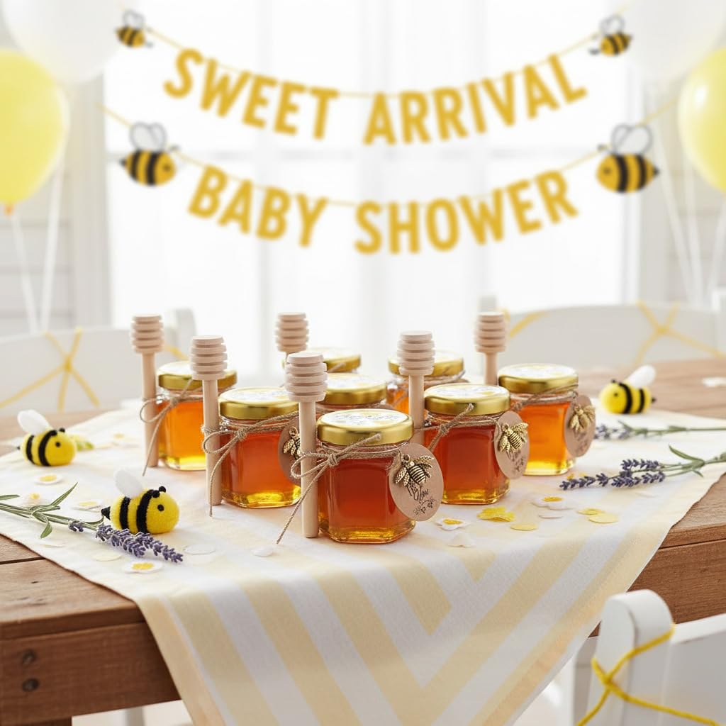 DnayDkiy Honey Jar, Glass Honey Pot 1.5oz, 40 Pack Mini Honey Jars