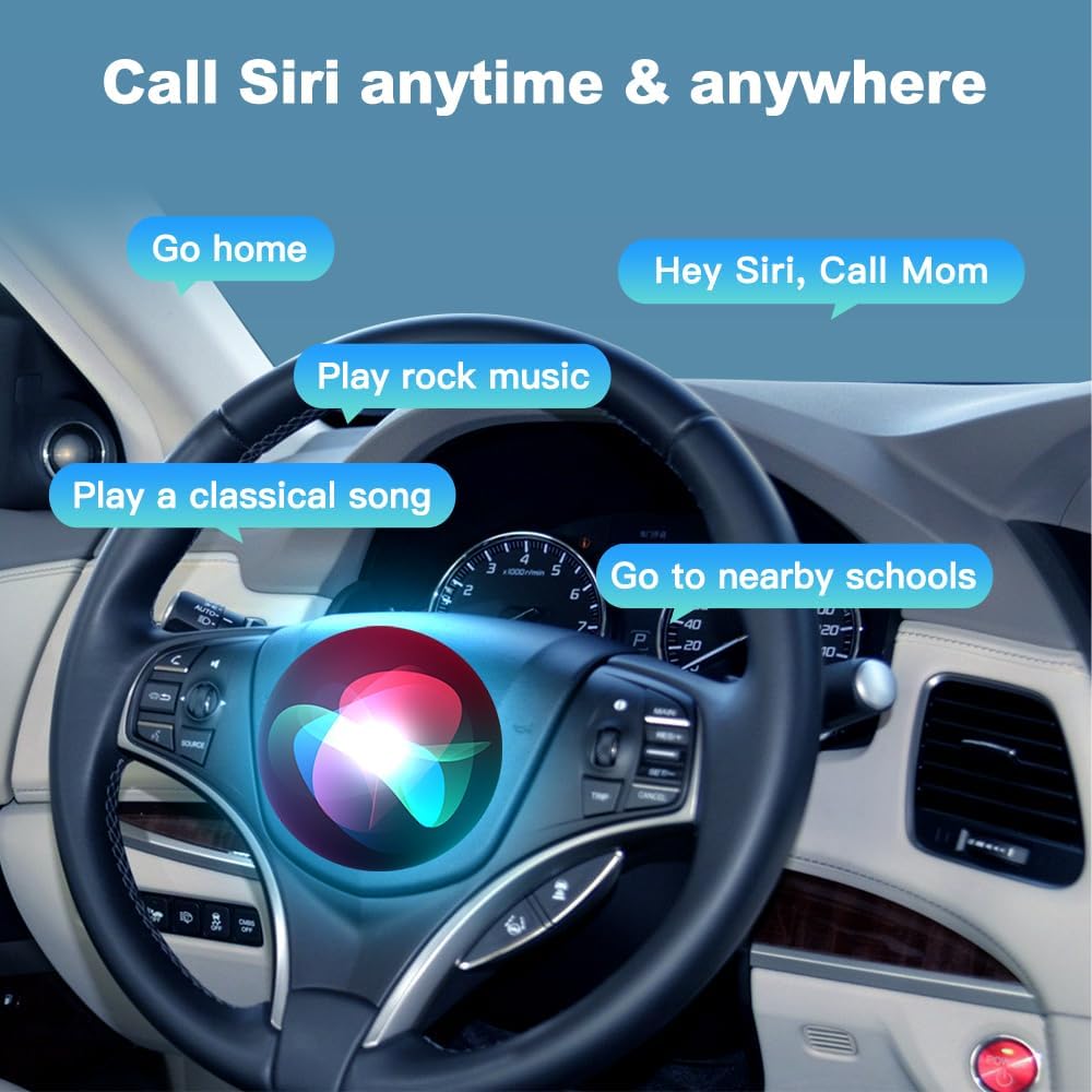 Wireless CarPlay Retrofit kit for Acura RLX ILX MDX RDX TLX Wireless CarPlay & Android Auto Module Accessories, Support Mirror Link, Camera