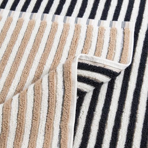Image of MYTRIDENT Symphony of Threads Towel, 6Pc Set (2 Bath - 75 cm x 150 cm, 4 Hand - 40 cm x 60 cm), 100% Cotton, 625 GSM, Mirael-Aven