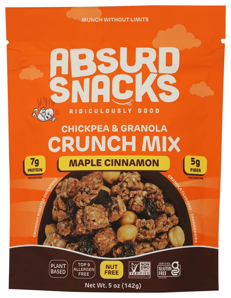 What is the Difference Between Complete Proteins vs Incomplete Proteins? A Simple Guide for Women Over 50 11 Maple Cinnamon Chickpea Snack Mix, Protein and Fiber, Nut Free, Gluten Free (Pack of 2)