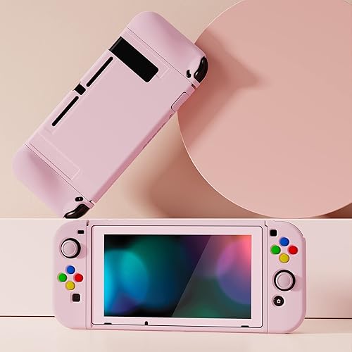 Vista 53 de PlayVital ZealProtect - Funda protectora suave para Nintendo Switch, flexible Joycon funda delgada para Nintendo Switch con protector de pantalla