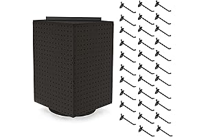Azar Displays 701414 Revolving Pegboard Display Kit