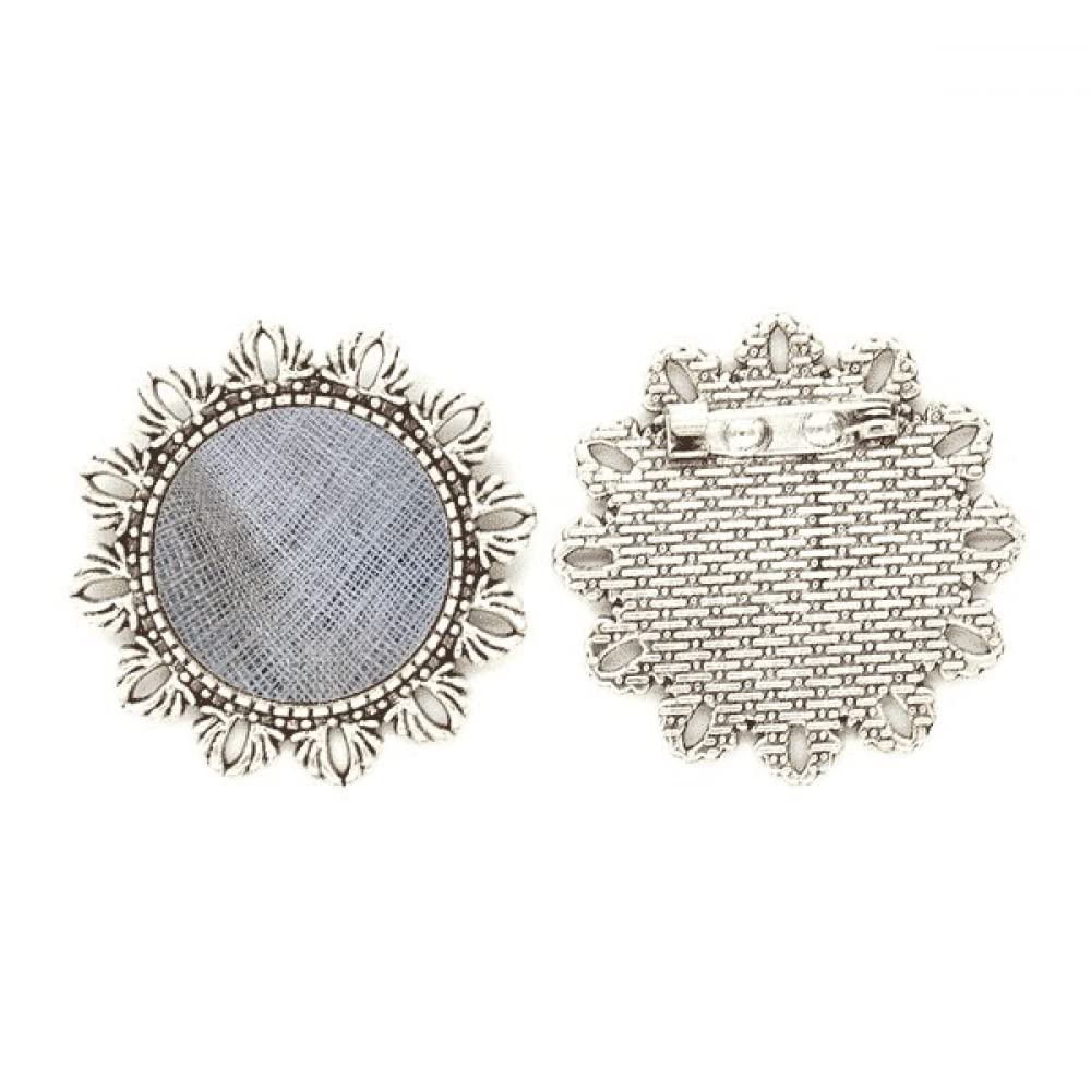 Broche de tela de lino para vestidos de invitada en bodas de día 4