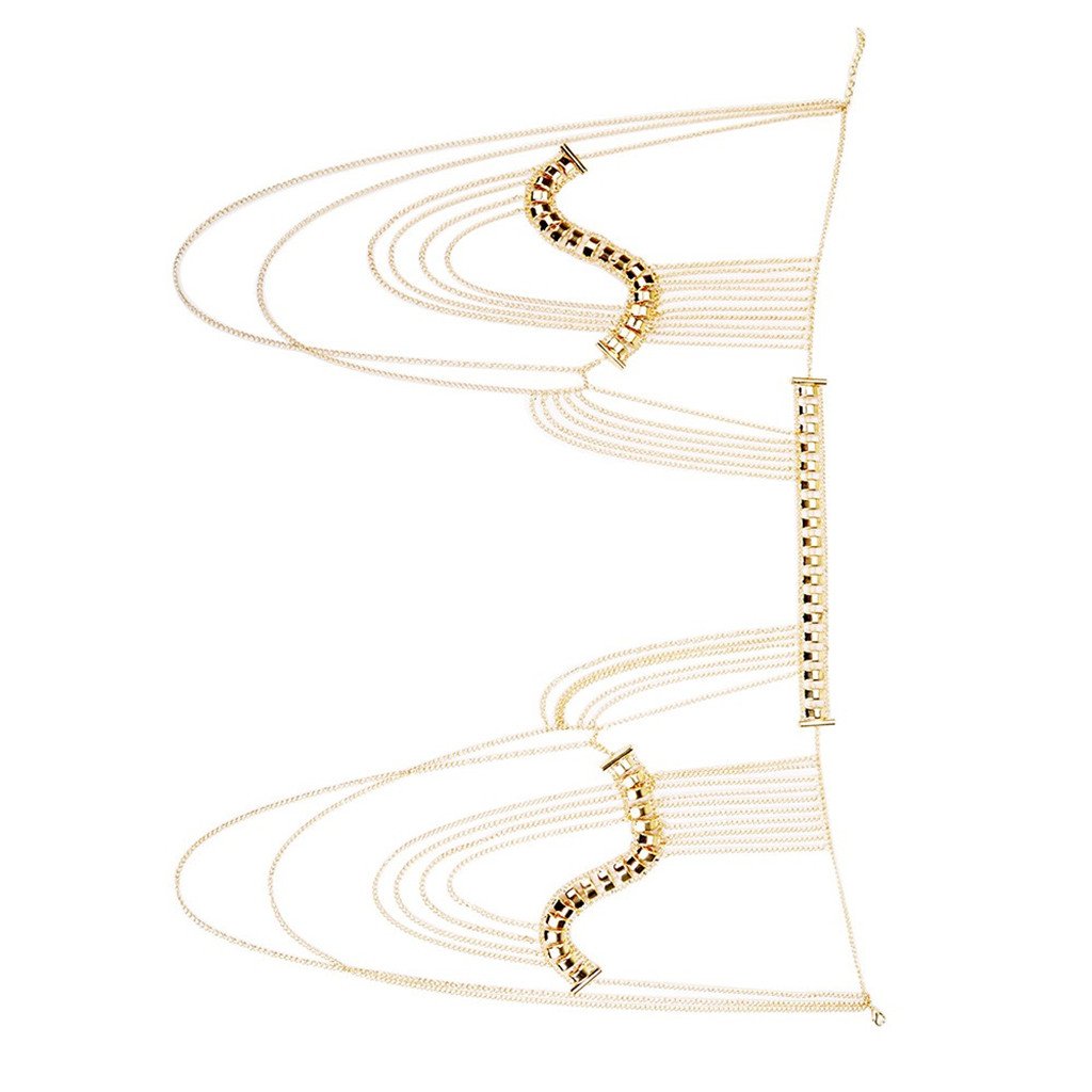 Generic Gold Tassel Shoulder Body Chain for Women (B01MF69STC) Amazon Price History, Amazon Price Tracker