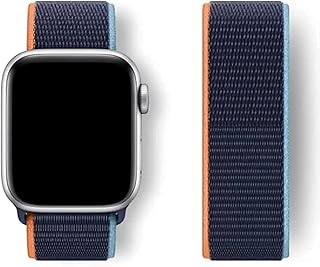 سوار من النايلون خفيف الوزن وجيد التهوية متوافق مع ساعة آبل سلسلة الترا 2 | 9 | 8 الترا | 8 | 7 | 6 | 5 | 4 | 3 | اس اي من دادو