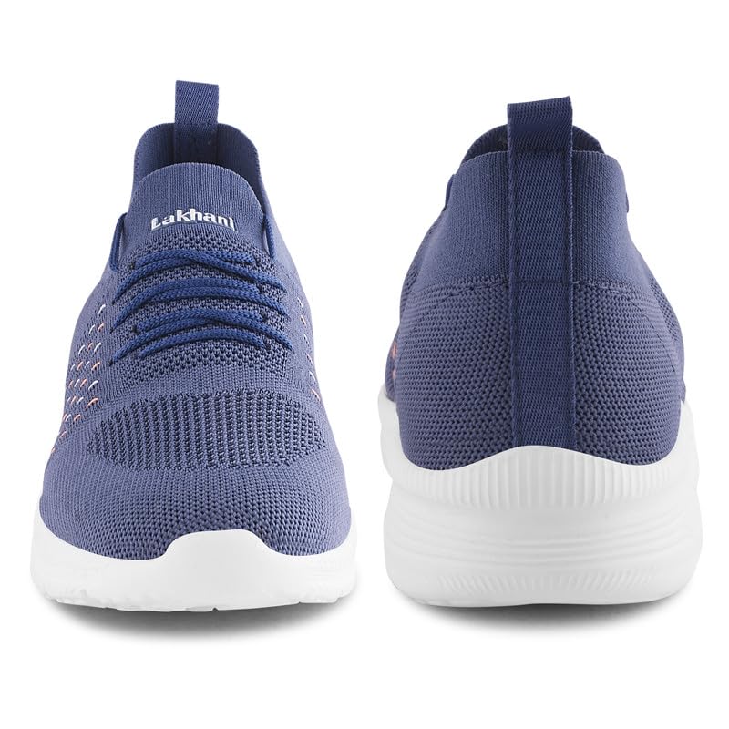 Image of Lakhani aashirwad Men's Sports Shoes | Lightweight Breathable Running Shoes for Men | PVC Upper, EVA Sole | Flexible, Comfortable Lace-Up Athletic Shoes