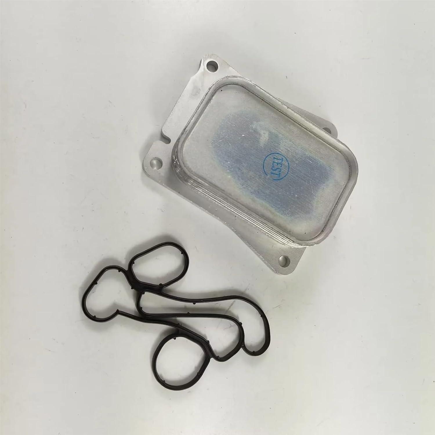 Engine Oil Cooler Compatible With W211 W204 C200 C230 2003 2004 2005 2711880401 A2711880401 With Gasket 2711840080(With gasket)