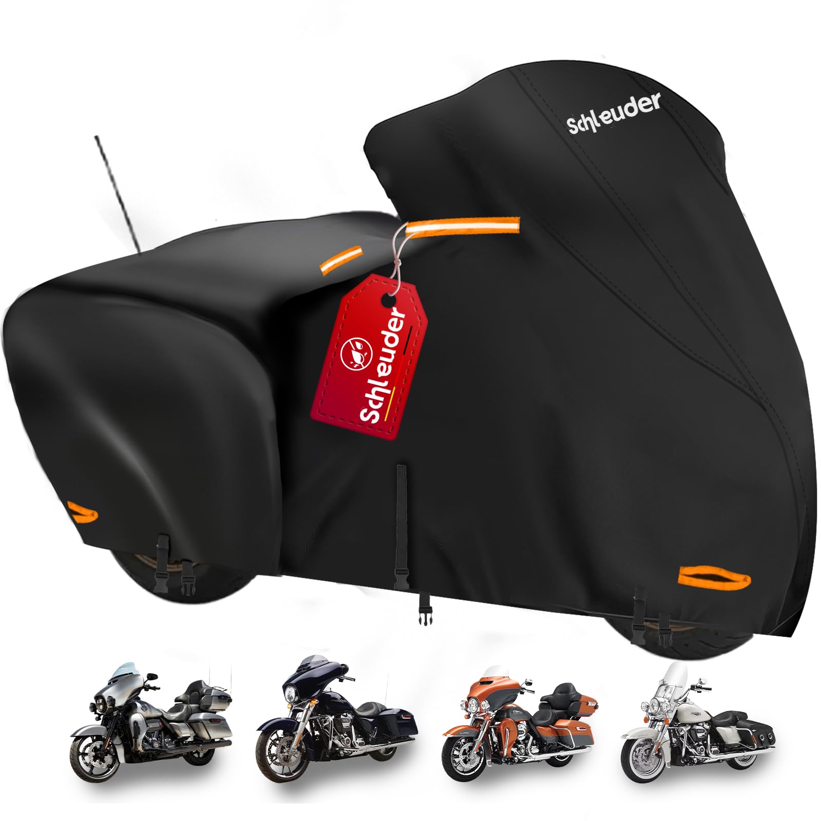 Motorhoes waterdicht voor Harley Davidson Road Glide Special, Outdoor Motorafdekzeil, Motorafdekking Motorzeil met Vergrendelingsgaten, Beschermhoes voor Motorfietsen,B Silver Motorhoes waterdicht voor Harley Davidson Road Glide Special, Outdoor Motorafdekzeil, Motorafdekking Motorzeil met Vergrendelingsgaten, Beschermhoes voor Motorfietsen,B Silver