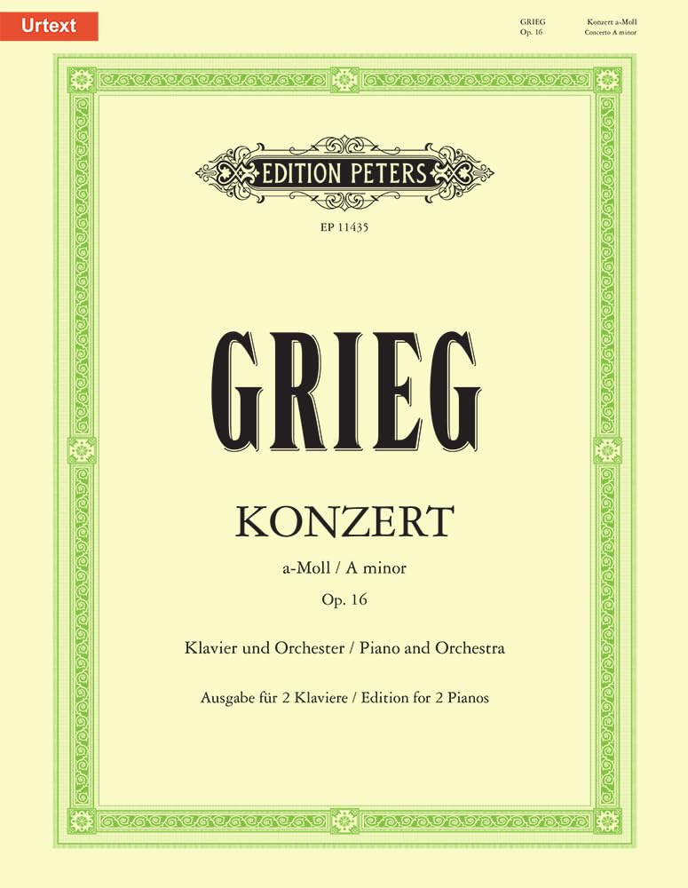 Piano Concerto A Minor Op 16 Urtext