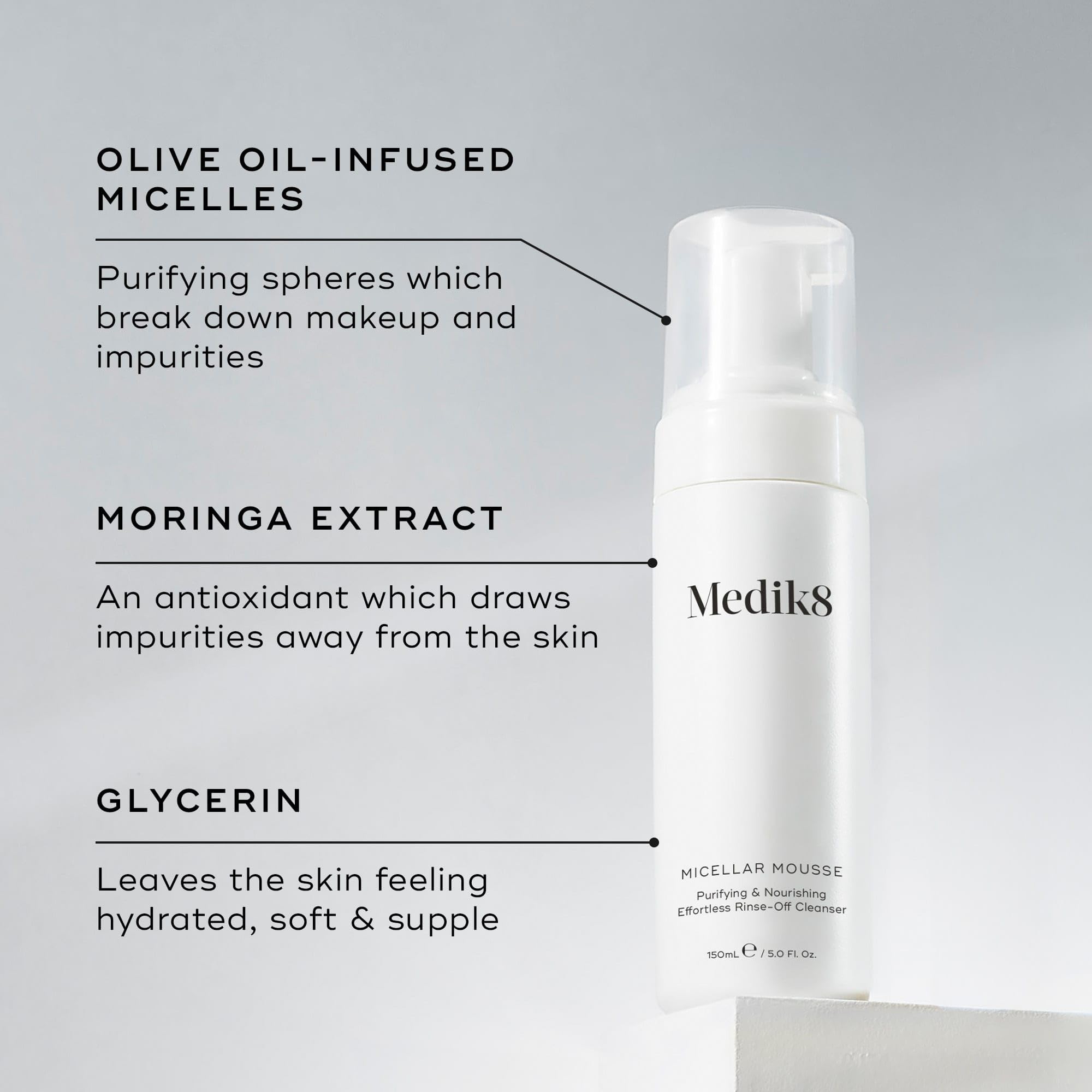 Medik8 Micellar Mousse Purifying & Nourishing 150ml363719