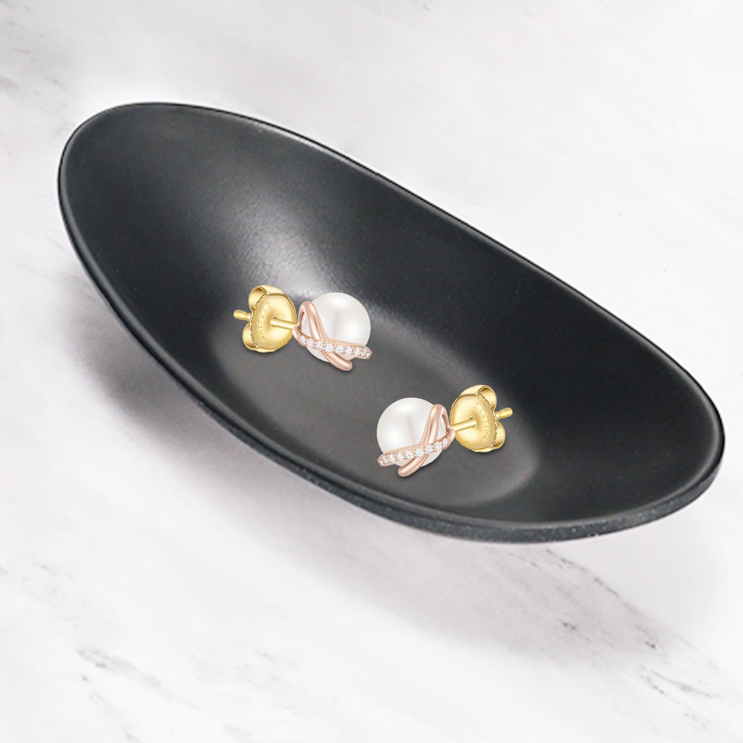 1 bandeja para joyas, bandeja ovalada, bandeja cosmética, bandeja para barbacoa fría, bandeja negra, bandeja de tocador, adecuada para cosméticos, joyas, llaves (21,1 x 11 x 4,3 cm)