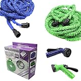 MANGUERA DE JARDIN EXPANDIBLE EXTENSIBLE CON PISTOLA DE RIEGO Y CONECTOR 22 METROS