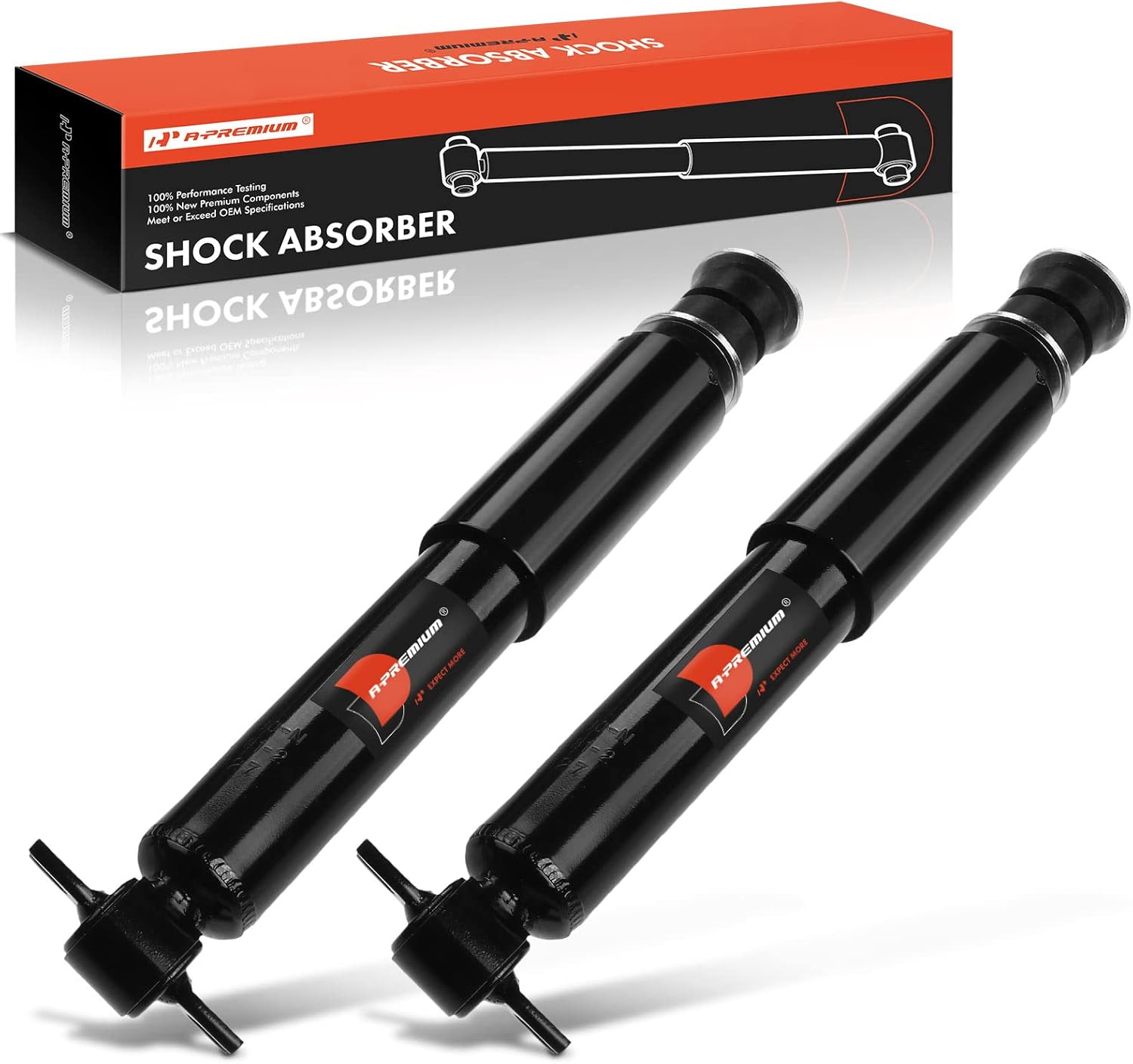 A-Premium Front Strut Shock Absorber Compatible with Chevrolet Express 1500 2003-2014, Express 2500 2003-2007 & GMC Savana 1500 2003-2014, Savana 2500 2003-2007, 2-PC Set