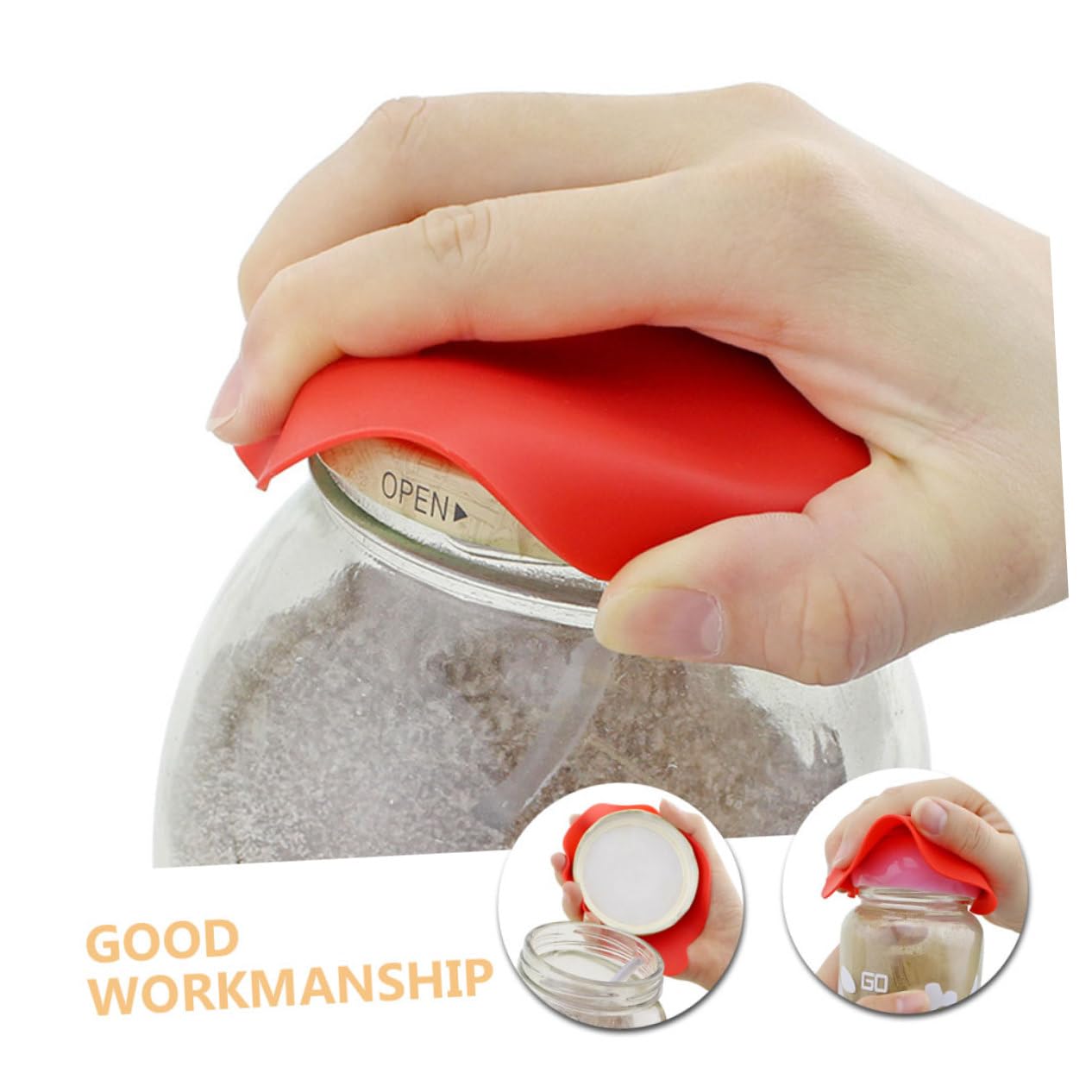 Alipis 28 Stück Flaschenöffnungsmatte Flaschenöffner Greifer Pad Öffner Matten Pads Flaschendeckel Öffner Pads Griff Glasöffner Pad Dosenöffner Silikonöffner Greifer Pad Für