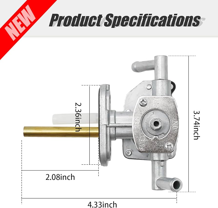 Amazon.com: Saihisday 44300-07G01 Gas Tank Fuel Cock Valve