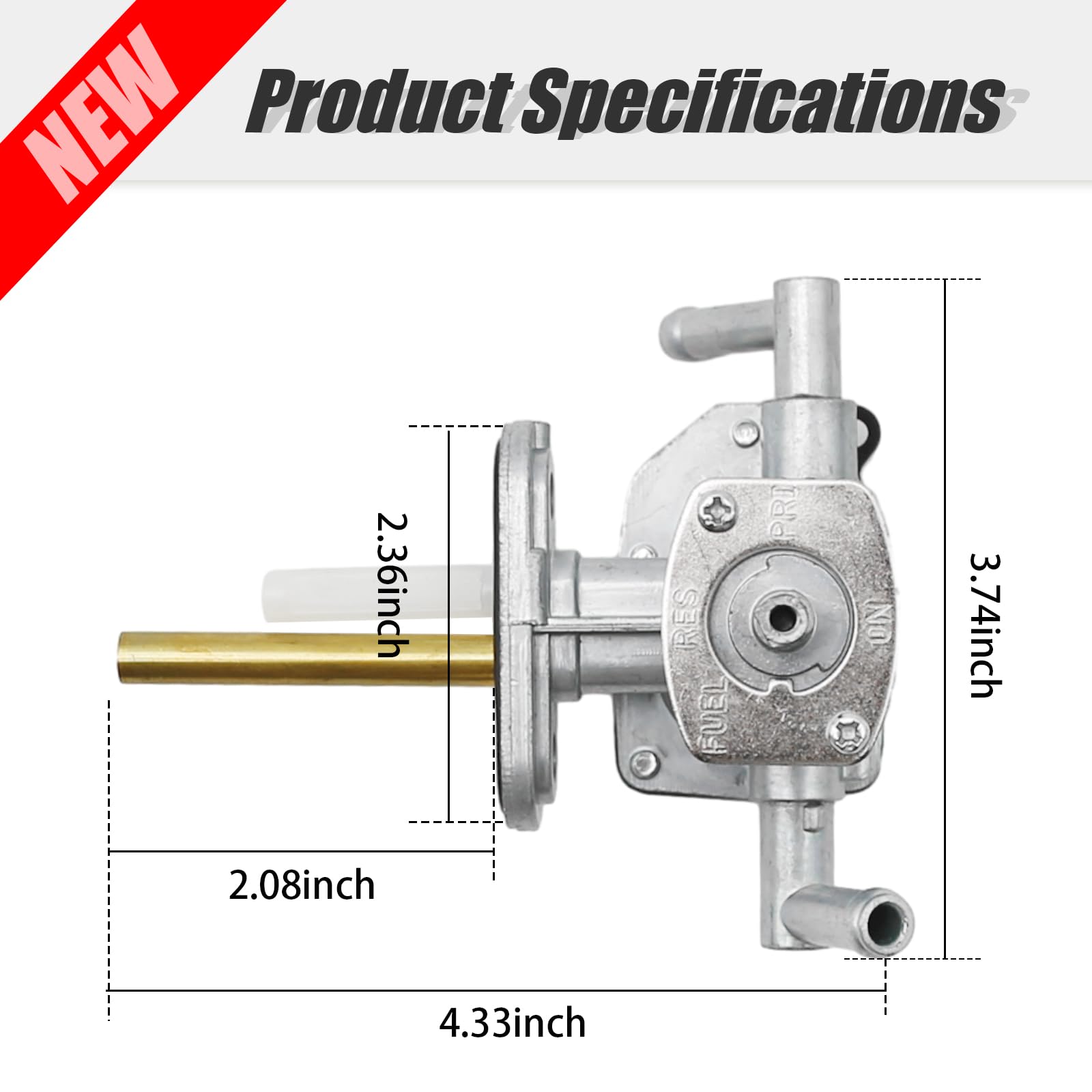 Amazon.com: Saihisday 44300-07G01 Gas Tank Fuel Cock Valve Petcock