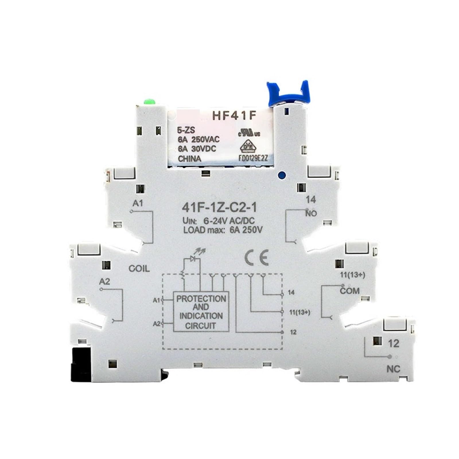 Relais SSR 24V Mince Gain d'Espace et Commutation Sans Bruit 6A