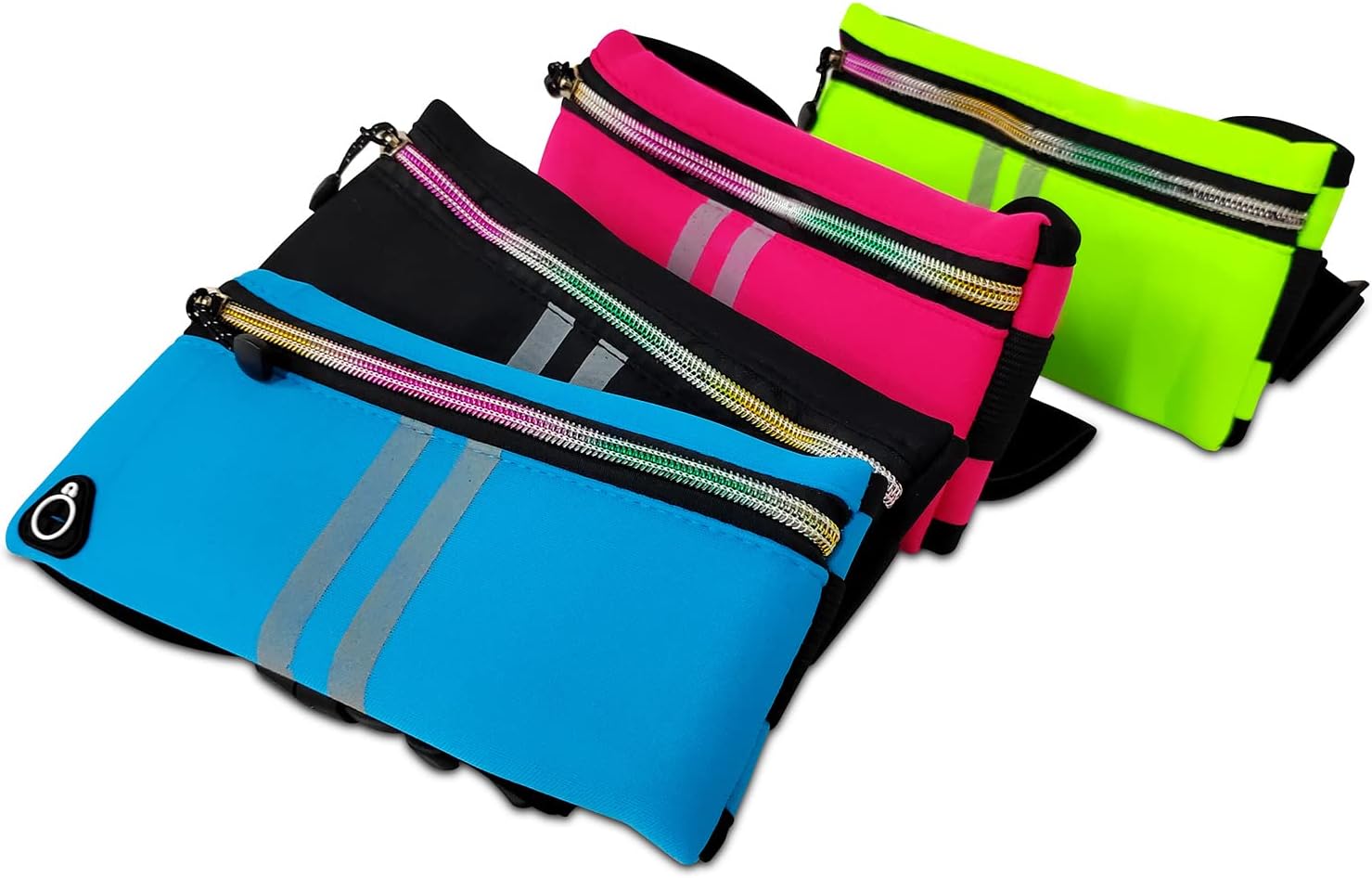 GETTOONE Running Phone Holder Waist Pack Bag Reflective Runners Belt Jogging Pocket