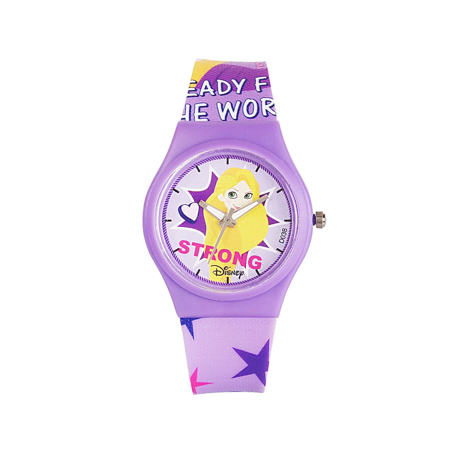 Disney Princess for Kids Round Analogue Wrist Watch | Birthday Gift for Girls - Age 3 to 12 Years (Princess Strong Purple) (B09NQ6C3MY) Amazon Price History, Amazon Price Tracker