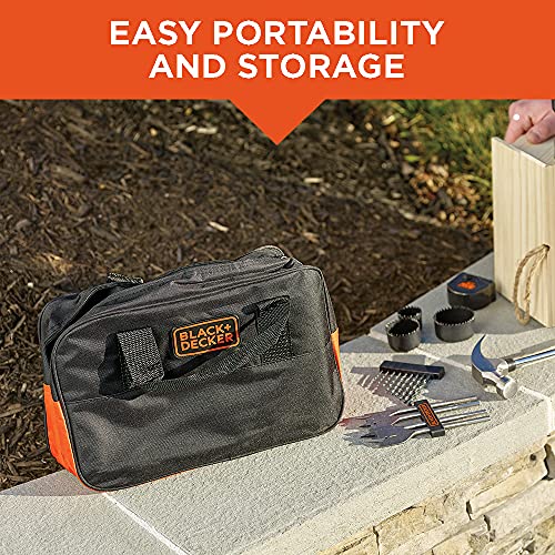 Black+Decker 20V Max Drill & Home Tool Kit, 68 Piece (Ldx120Pk) #TOP5