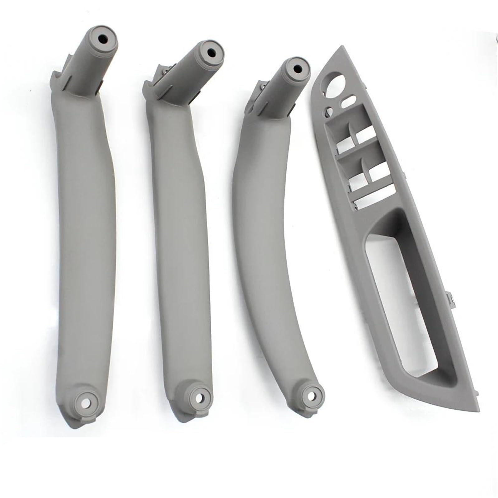FKHBZM LHD RHD 4PCS Set Inteior Door Pull Handle Kit Replacement Parts for BMW X5 X6 E70 E71 2007-2013(RHD Titanium)