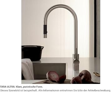 Dornbracht Kitchenmixer Pull-down Pull Down Sprayer Function TARA ULTRA 33870875 Chrom Polished