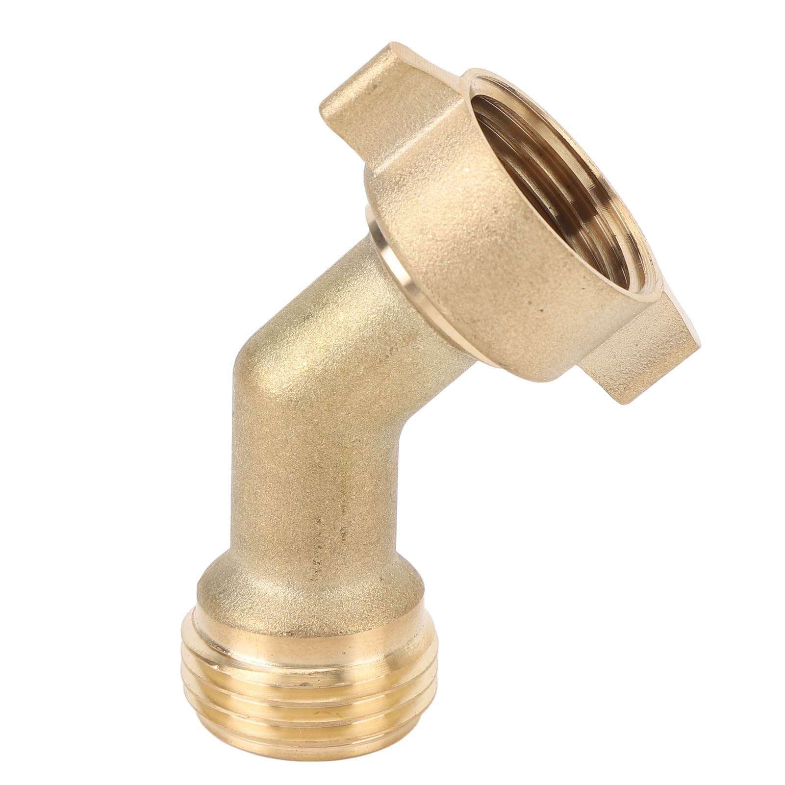 45 Degree Brass Water Hose Elbow Connector Camping Vehicle