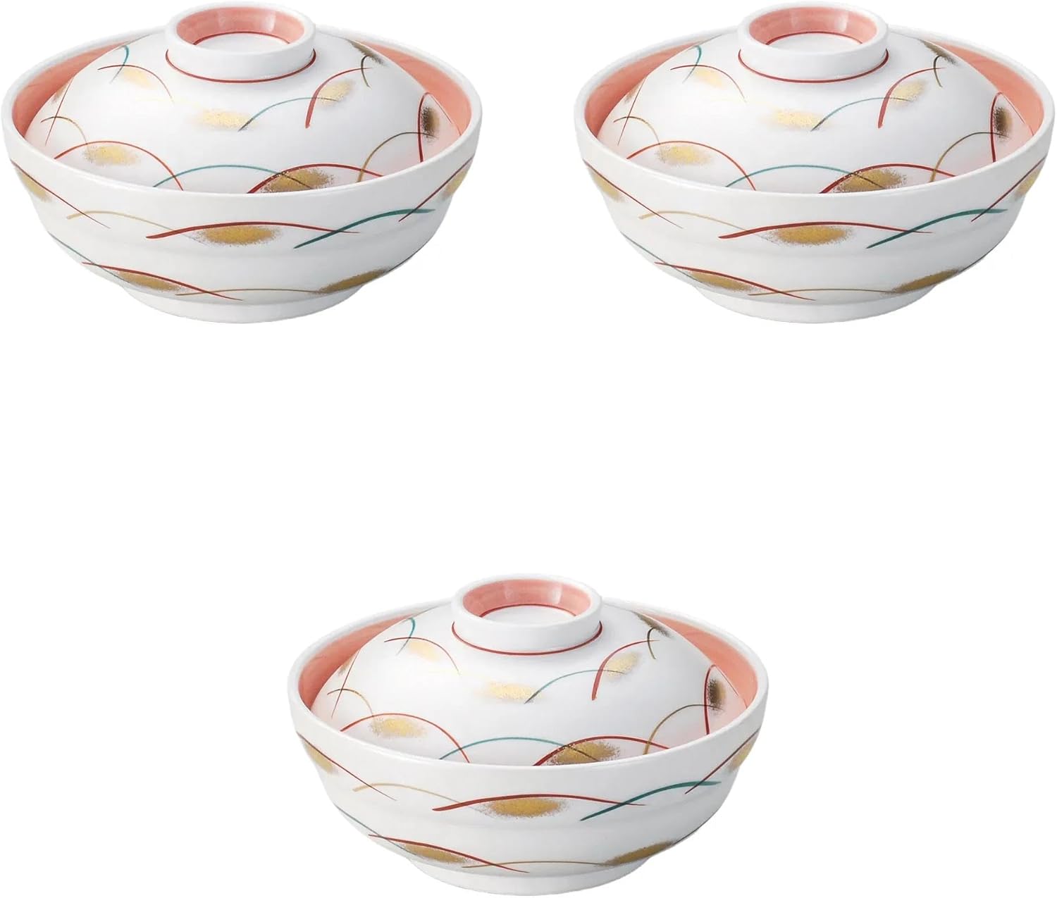 源右衛門 茶碗蒸し碗 5客 源右衛門 染錦古伊万里蒸絵蒸碗 有田焼 南