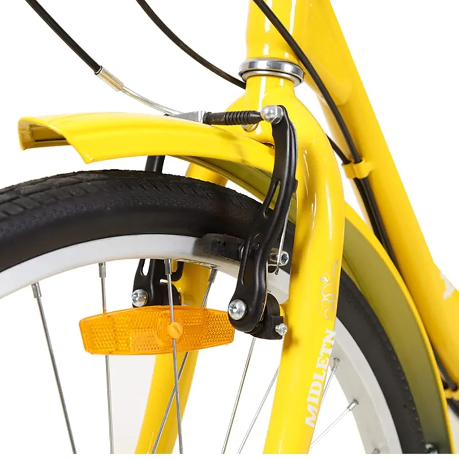 お引き取り限定　婦人用自転車　２４インチ　 前後バスケット付き Amazon | Max4out (マックスフォーアウト) 7速 大人用三輪車