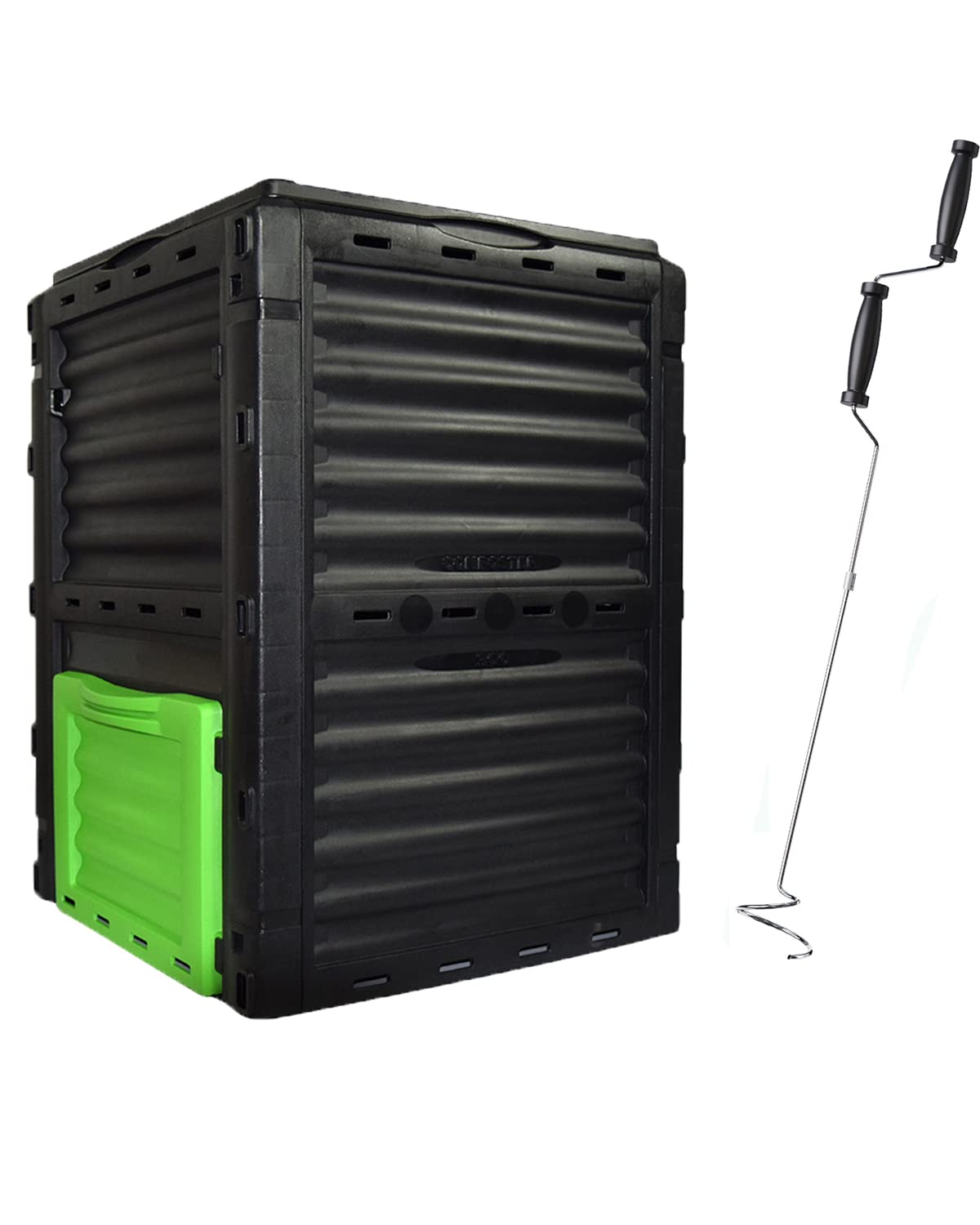 Composter Tumbler Bins with Compost Turner and Mixing Tool -Easy Assembling, Large Capaci…