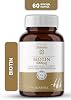 ERBATAB Biotin Saç Cilt Tırnak Vitamini - Çinko, Çörekotu, At Kuyruğu, Civanperçemi & Isırgan Ekstresi - 60 Bitkisel Vegan Kapsül - Helal, Glutensiz, Sığır Jelatinsiz