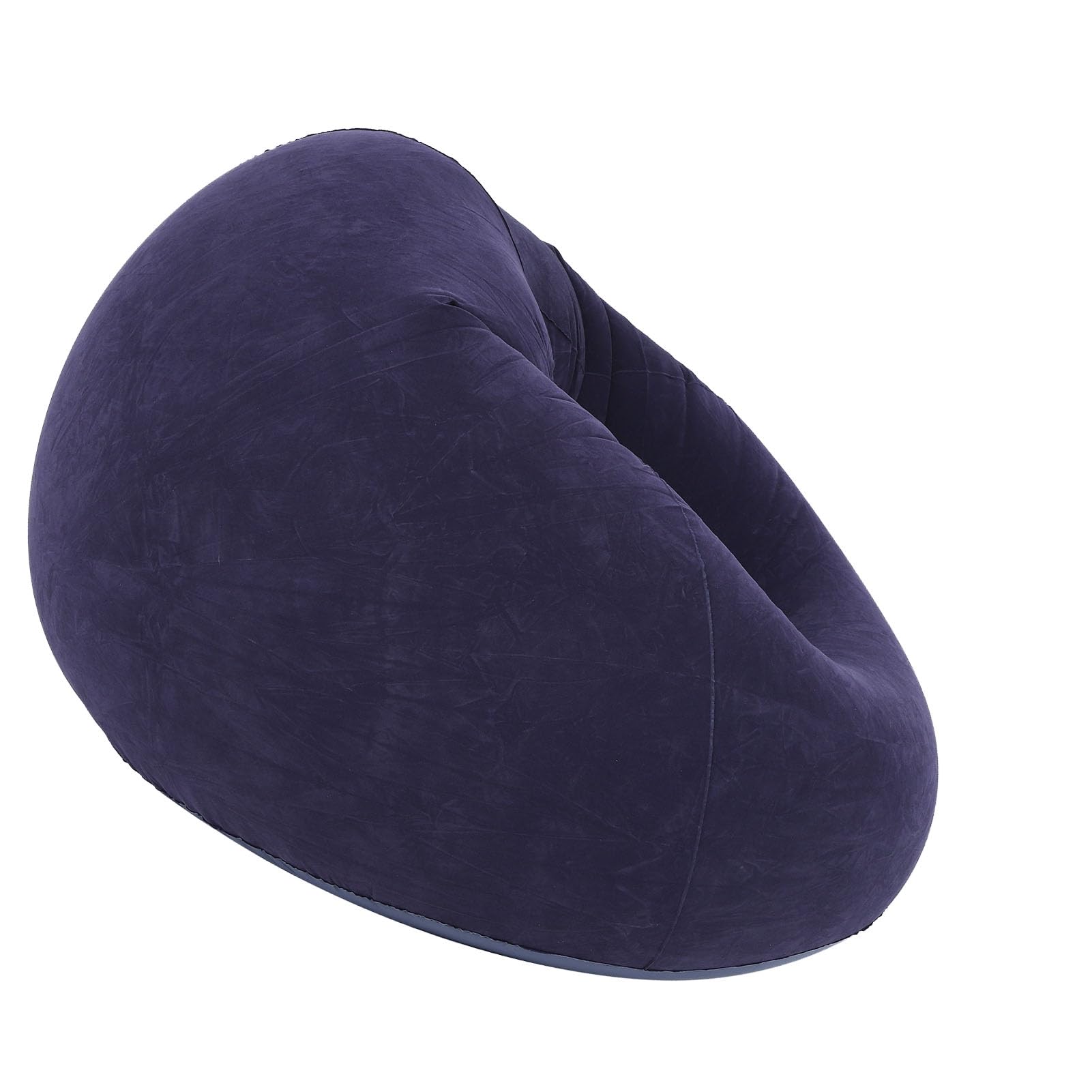 Canapé gonflable bleu de camping et chaise longue confortable pour voyage en plein air