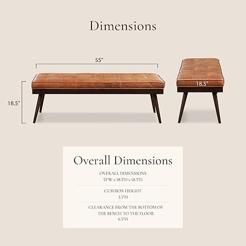 Vista 132 de Poly and Bark - Otomano de napa