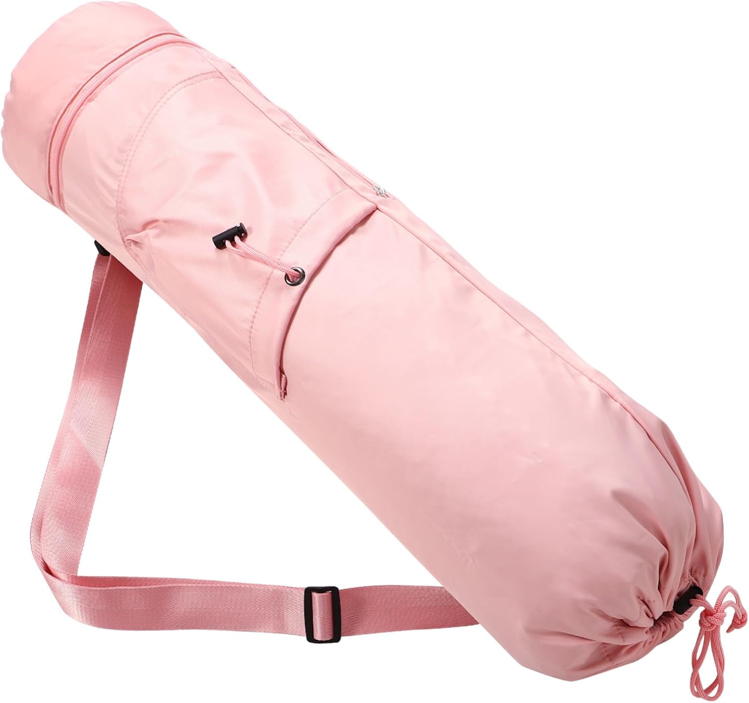 Yoga Tote Bag with Water Bottle Pocket and Bottom Wet Compartment Large Capacity Sturdy Yoga Mat Carrier with Comfortable Adjustable Strap for Fitness Gear Storage and Easy