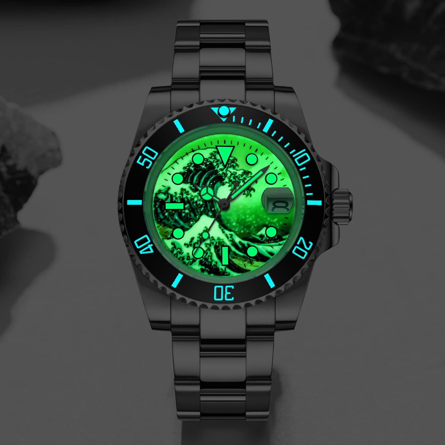 ADDIESDIVE MY-H3-2 Watch Lume Shot