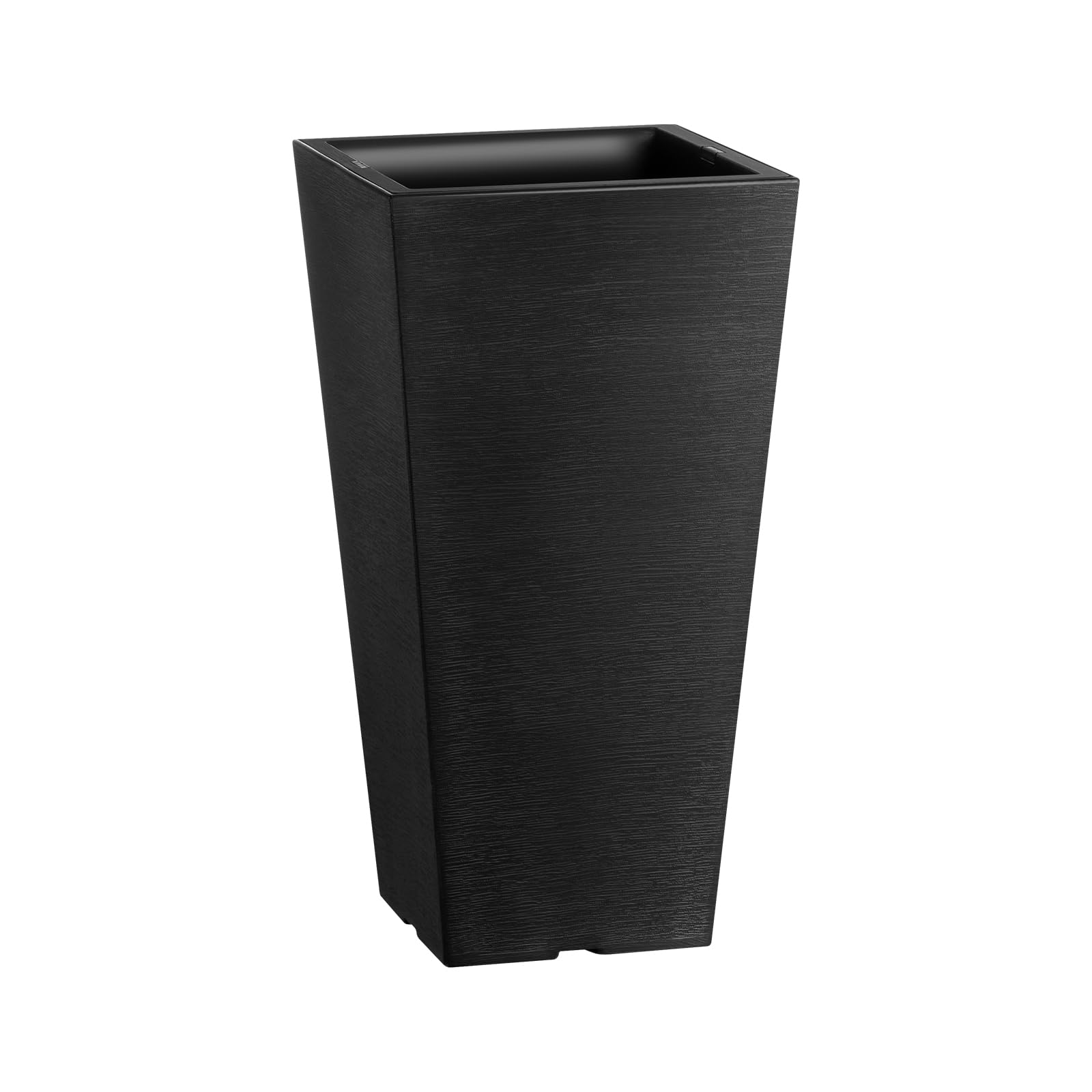 VEVOR Blumentopf, 2er Set, Großer Pflanzentopf 570 mm, Modernes Design, Integriertes effizientes Drainagesystem, Pflanzenkübel, Blumenkübel, Topf für Veranda, Patio, Außen, Innen, Schwarz