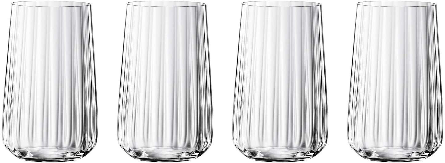 Spiegelau Vorteilsset 6 x 4 Glas/Stck Longdrink 445/09 LifeStyle 4450179 und Gratis 1 x Trinitae Körperpflegeprodukt