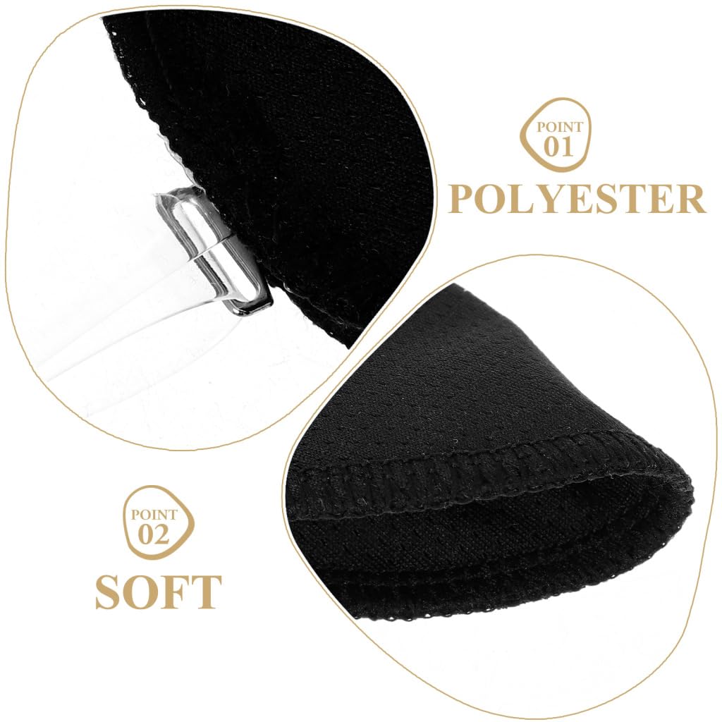 FRCOLOR 3 Pairs Washable Underarm Sweat Pads Reusable Armpit Guard for Women Discreet Dress Shields for Summer