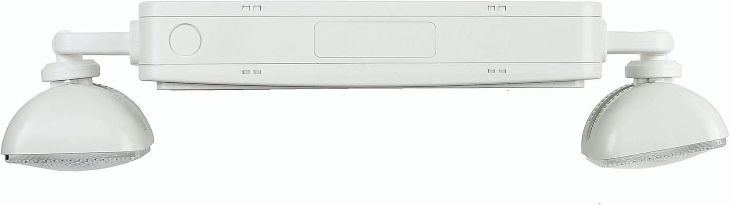 Exclusive NICOR Lighting LED Emergency Exit Sign with Dual Adjustable LED Heads, White with Red Lettering (ECL1-10-UNV-WH-R-2) Amazing 🔥 NICOR Lighting LED Emergency Exit Sign with Dual Adjustable LED Heads, White with Red Lettering (ECL1-10-UNV-WH-R-2)