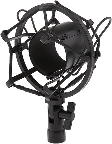 Shiwaki Schwarz Shock Mount Clip Halter FA r Universal Studio Recording Mikrofon Mic