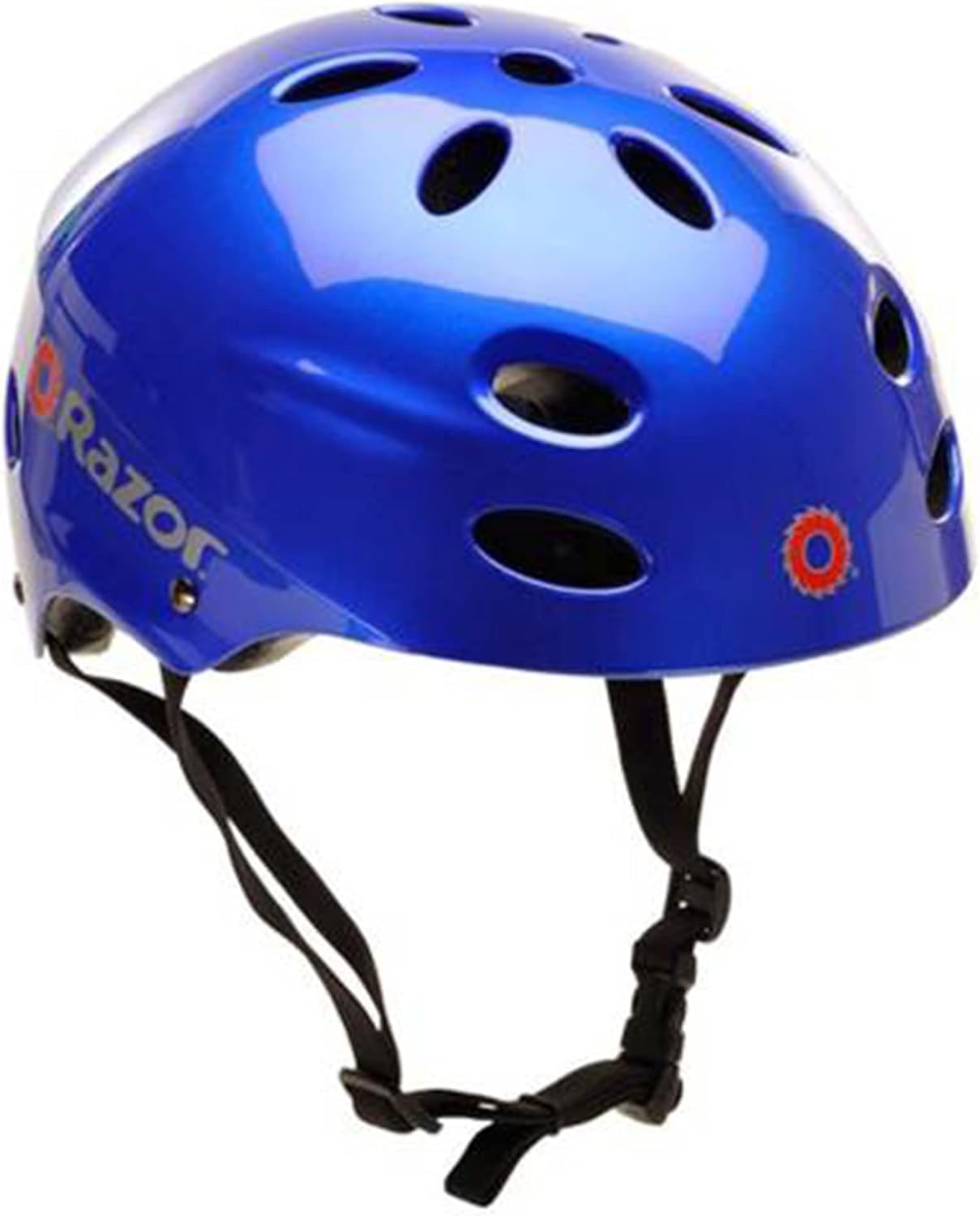 Razor V-17 Youth Multi-Sport Helmet - CPSC Approved Kid’s Helmet with Adjustable Strap - Durable Helmet with Foam Padding for Biking, Skating, and Other Outdoor Sports