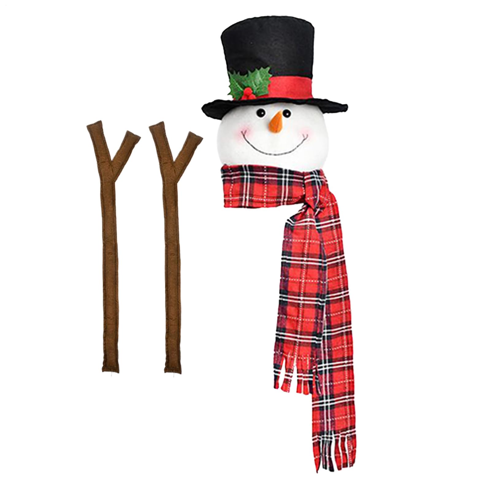 Suministros de Navidad ideales para regalar: cabeza de muñeco de nieve para el árbol