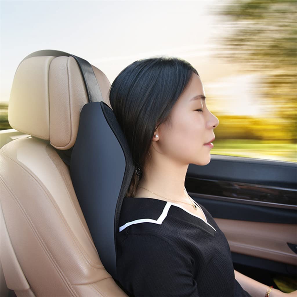 Imbottitura per poggiatesta per seggiolino Auto Cuscino in Memory Foam 3D Supporto per Sollievo dal Collo in Tessuto a Rete Traspirante Cuscino in Memory Foam