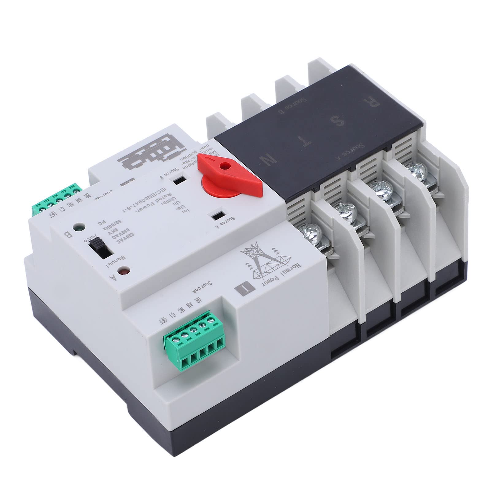 Interruptor Transferencia Automática 4P 125A, Conmutación Ininterrumpida
