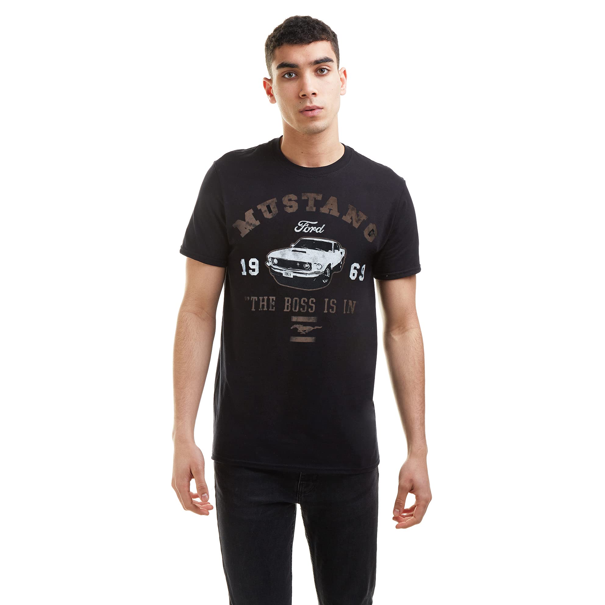 FordMen's Mustang the Boss is in T - Shirt