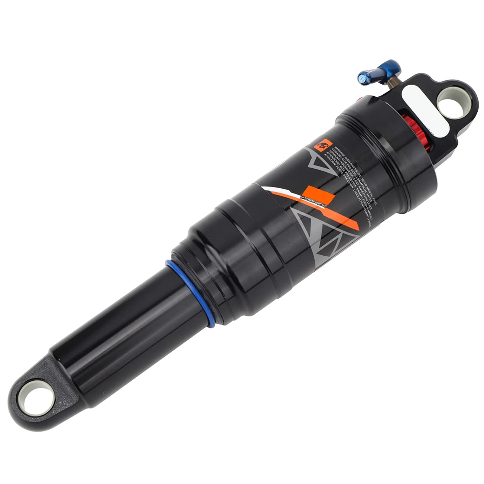 Telaio posteriore morbido per mountain bike Coda Ammortizzatore con ritorno elastico della pressione dell'aria Accessorio per bicicletta Lega di alluminio resistente e leggera (200MM)