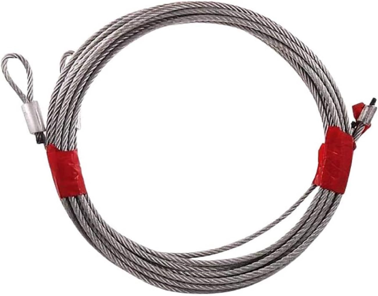 ALCAN Conjunto de cable de puerta de garaje premium para resorte de torsión de puerta de garaje de 7 pies de alto